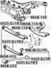 FEBEST MAB-135 Rear Upper Arm Bushing