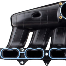 MYSMOT 615-568 Upper Intake Manifold Compatible with 2008-2009 Chevrolet Trailblazer GMC Envoy Isuzu Ascender Saab 9-7x【DOHC L6 4.2L ONLY】89060570