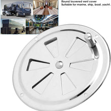 aqxreight - Stainless Steel Air Vents Louvered Grille Cover Air Outlet for Marine Ship Boat Yacht(4inch)