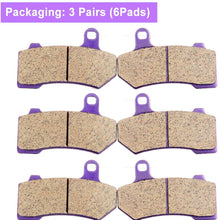 Carbon Fiber Brake Pads ECCPP Motorcycle Replacement Front and Rear Braking Pads Kits Set for 2008-2014 Harley Davidson FLHTCU Ultra Classic Electra Glide