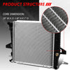 2172 Factory Style Aluminum Cooling Radiator Replacement for 98-01 Ford Ranger/Mazda B2500 2.5L AT