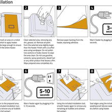 Zerostart 3400118 Silicone Pad Heater Engine Oil, Transmission Fluid, Reservoir and Hydraulic Fluid Heater, 300°F (149°C) Thermostat, 1¼" (3 cm) x 3½" (9 cm) | CSA Approved | 120 Volts | 50 Watts