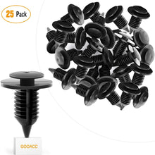 GOOACC OEM # N805155-S Interior Door Panel Clip Nylon Automotive Clips Rivet Retainer Fender Bumper Fasteners Clips for Ford and Dodge (2919T Qty: 25 for Ford)
