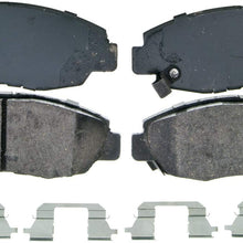 Wagner QuickStop ZD465 Ceramic Disc Pad Set Includes Pad Installation Hardware, Front