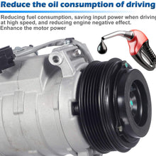 AUTEX AC Compressor & A/C Clutch Compatible with Traverse Compatible with Acadia Compatible with Enclave Compatible with Outlook 3.6L 2007 2008 2009 2010 2011 2012 CO 21625C 15926085 157313