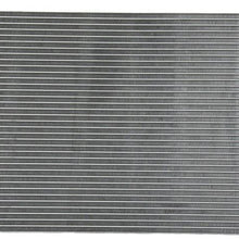 Rareelectrical NEW AC CONDENSER COMPATIBLE WITH SATURN 07-09 AURA GM3030255 P40396 203279U 20820058 2150 3426 15-63079 P40396 203279U 20820058 CF10038 15777890
