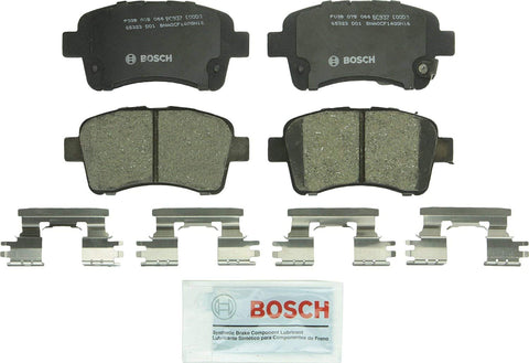 Bosch BC937 QuietCast Premium Ceramic Disc Brake Pad Set For 2002-2006 Suzuki Aerio; Front