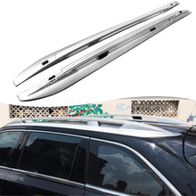 Kingcher Roof Rails Fit for Toyota Highlander Kluger 2014 2015 2016 2017 2018 2019 Silver Baggage Luggage Roof Rails Rack Bar