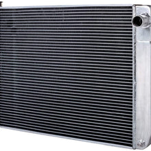Maxx Power FD CHRY Style Tri Flow Aluminum Radiator 28 Inch 3 Pass Cooling