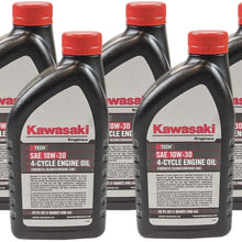 Pack of 5 Kawasaki 99969-6081 Genuine OEM K-Tech SAE 10W-30 4-Cycle Engine Oil