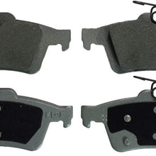 Wagner ThermoQuiet QC1564 Ceramic Disc Pad Set With Installation Hardware, Rear