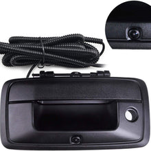 Chevy Silverado and GMC Sierra Rear View Camera Backup Tailgate Handle Camera for Silverado 1500 / Sierra 1500 Fit for Year 2014-2015,Tailgate Door Handle Replacement Camera(Color: Black)