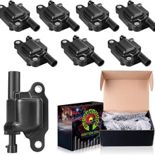 Ignition Coils 8-Pack Compatible with Chevy Silverado Avalanche Corvette Express Savana Suburban Tahoe Trailblazer, GMC Savana Sierra Yukon XL, Buick LaCross Allure, Cadillac Escalade CTS V8