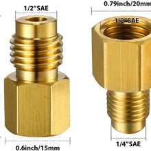 Reunion Brass Refrigeration Box Adapter is Suitable Fit for R12 Assembly Adapter 1/2 Acme Air Conditioner Connector Nut