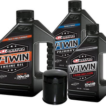 MaximaHiflofiltro VTTOCK07 Complete Engine Oil Change Kit for V-Twin Harley Davidson Evolution, 6 Quart