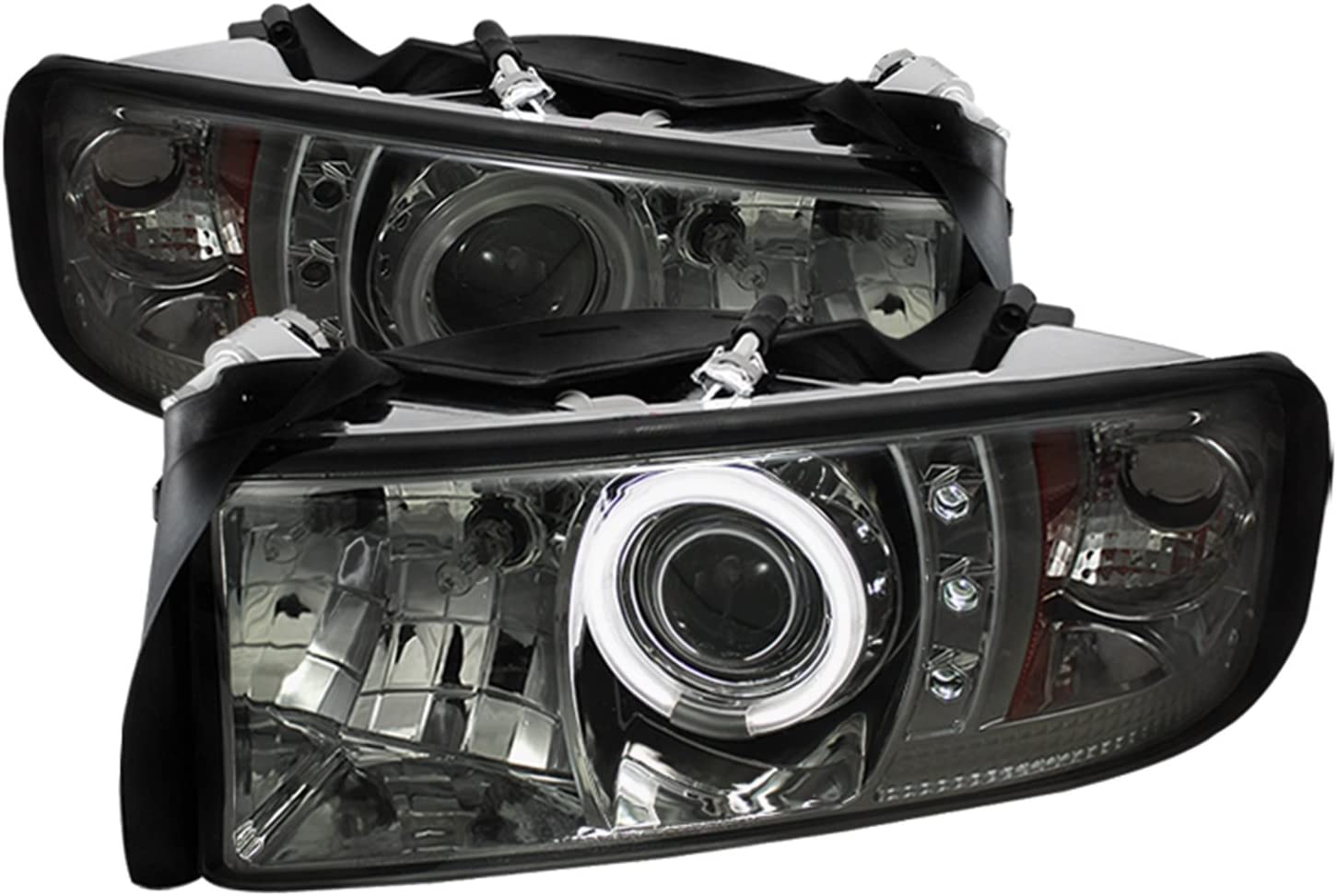 Spyder Auto 5064165 CCFL Halo Projector Headlights Chrome/Smoked