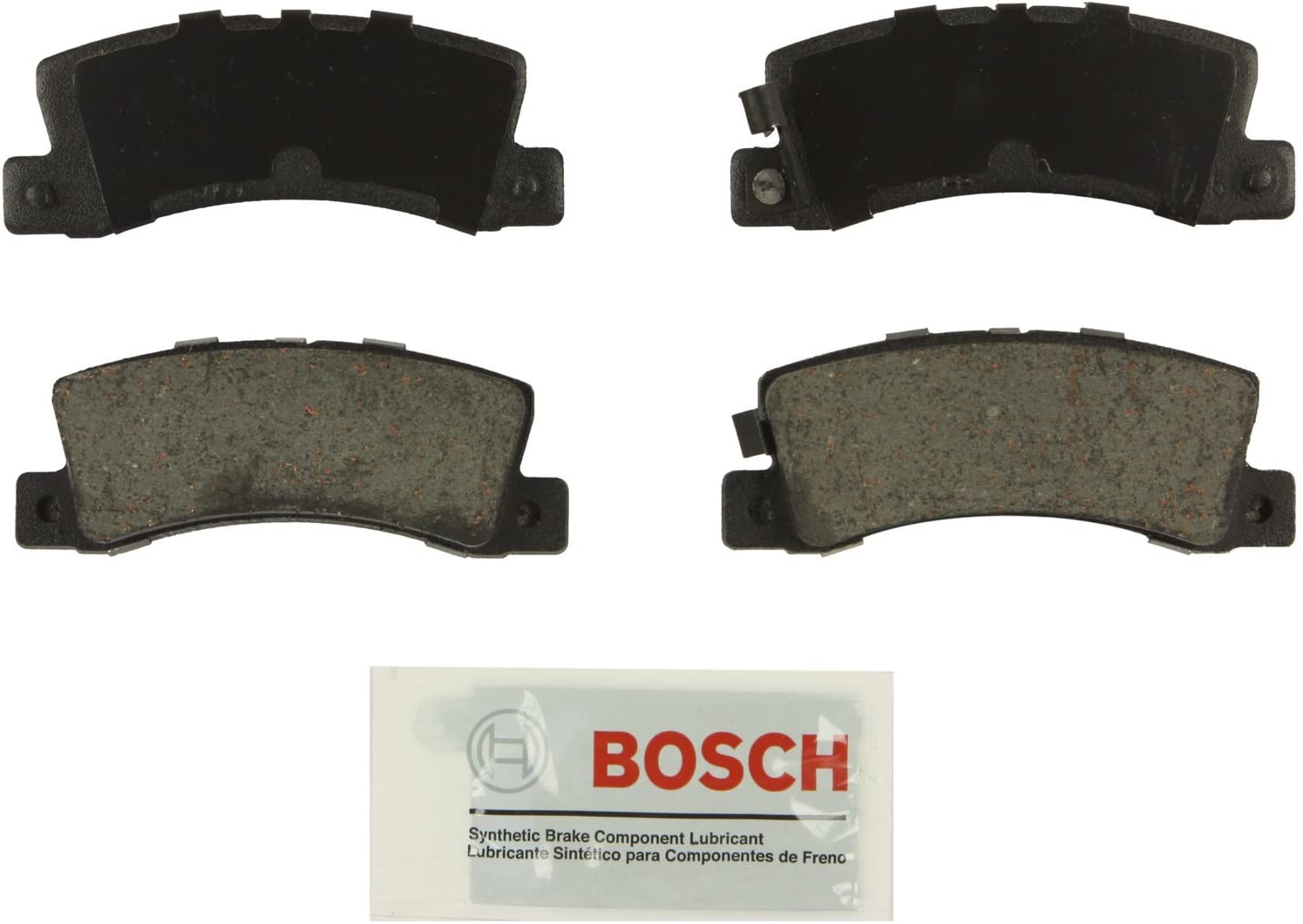 Bosch BE325 Blue Disc Brake Pad Set for Lexus: 1990-91 ES250, 1992-99 ES300, 1999-03 RX300; Toyota: 1987-99 Camry, 1986-95 Celica, 1999 Solara - REAR