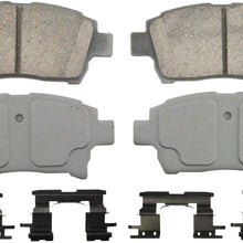 Wagner ThermoQuiet QC990 Ceramic Disc Pad Set With Installation Hardware, Front