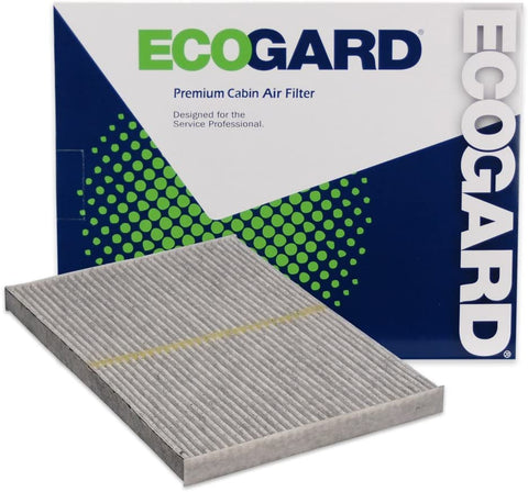 ECOGARD XC10461C Premium Cabin Air Filter with Activated Carbon Odor Eliminator Fits Nissan Rogue 2008-2013, Sentra 2007-2012, Rogue Select 2014-2015