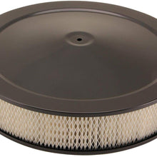 Universal Black 14 Inch Round Air Cleaner Set, 3 Inch Tall