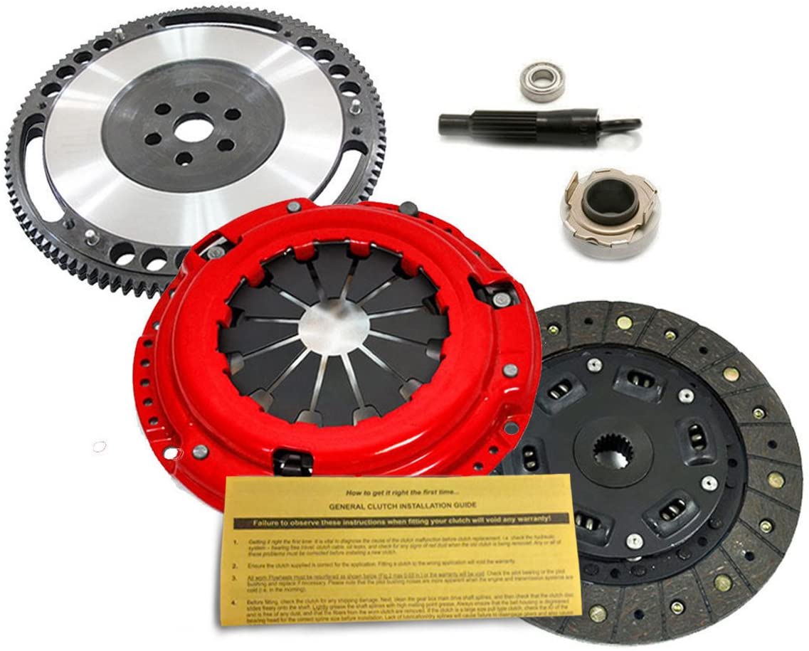 EFT RACING 1 CLUTCH KIT and RACE FLYWHEEL for 1989-1991 HONDA CIVIC CRX D15 D16