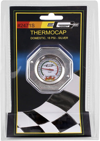 Mr. Gasket 2471S Domestic Thermocap 16 Psi-Silver