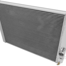 All Aluminum 2 Row with 1" Tubes Radiator Replacement for 1989-1996 Chevy Corvette, 5.7 V8 - Manufactured by Champion Cooling Systems, American Eagle Part Number: AE1052
