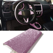 YGMONER 9000pcs Bling Crystal Rhinestone 9.4 x 7.9'' DIY Car Decoration Sticker (Sliver)