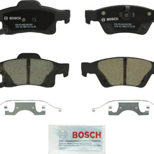 Bosch BC1498 QuietCast Premium Ceramic Disc Brake Pad Set For: Dodge Durango; Jeep Grand Cherokee, Rear
