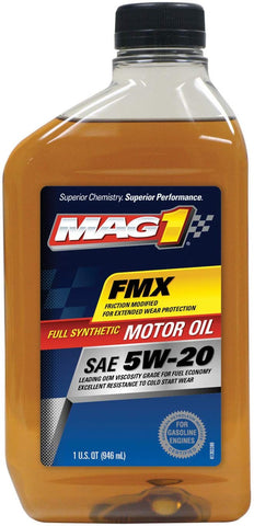 MAG1 61792-pk6 Full Synthetic 5W-20 SN Motor Oil - 32 oz., (Pack of 6)