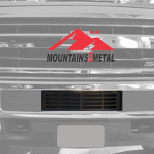 Mountains2Metal Stainless Steel Powder Coated Black Bumper Grille Insert Compatible with 2015-2019 Chevy Silverado 2500 3500 HD M2M #400-10-1