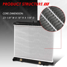 2707 Factory Style Aluminum Cooling Radiator Replacement for 04-12 Colorado/GMC Canyon/Isuzu I280/I290/I350/I370 AT
