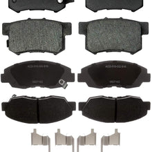 Front and Rear Ceramic Brake Pad Sets Kit For Honda Accord Civic EL