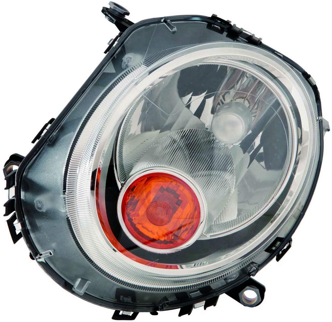 Replacement For Mini Cooper S Clubman 07-13 Halogen Head Light With Amber Signal Lh 63132751869