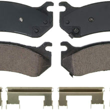 Wagner QuickStop ZD785 Ceramic Disc Pad Set Includes Pad Installation Hardware, Front