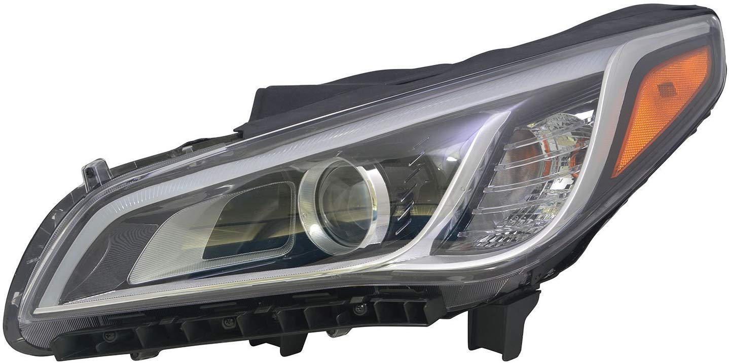 CPP PTM HY2502184 NSF Left Headlamp Assembly Composite for 15-17 Hyundai Sonata