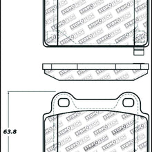StopTech 309.13680 Street Performance Rear Brake Pad