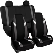 FH Group FB133114 Supreme Modernistic Seat Covers (Purple) Full Set - Universal Fit for Cars, Trucks & SUVs