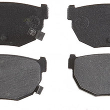 ACDelco 17D230 Professional Organic Rear Disc Brake Pad Set