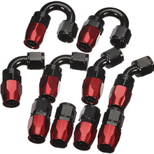 Vincos 8 an AN8 16Ft Nylon and Stainless Steel Braidied Feul Hose + 10pcs an 8 Hose Fitting Kit