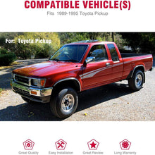 AUTEX 1pcs Tailgate Lift Tail Gate Rear Latch Cargo Hatch Door Handle Compatible with Toyota Pickup 1989 1990 1991 1992 1993 1994 1995 77103, 69090-89102, 6909089102, TO1915101