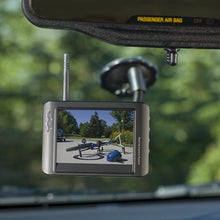 Master Lock 4843DATSEN Vehicle Back Up and Hitch Alignment Camera with 3.5 Inch Color Monitor