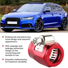 Car Hose Clamp Fuel Water Tube, Car Modification AN6 Fuel Hose Clamp Finisher Aluminum Alloy Pipe Trimmer Clip