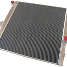 CoolingSky 2 Row Full Aluminum Heavy Duty Radiator for 2003-2009 Dodge Ram 2500 3500 5.9L 6.7L Diesel OHV Cummins