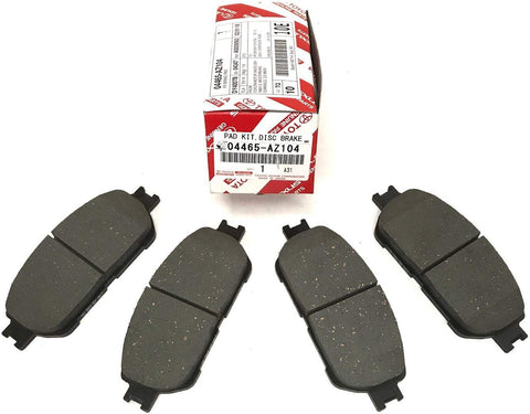Genuine Toyota Premium Ceramic Front Brake Pad Set 04465-AZ104 | 2004-2006 Avalon | 2004-2010 Sienna