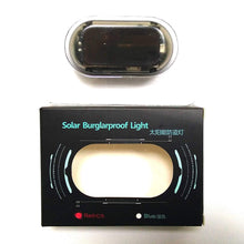 Be-one Solar Car Dummy Alarm LED Light, Simulated Imitation Security System Anti-Theft Flashing Blinking Lamp(Red + Blue)