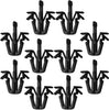 OxGord Grill Clip Retainers Best for Select Toyota Truck & SUVs - 90467-12040 OEM Replacement Nylon Interior Trim Panel Grille Fastener Clips (Pack of 10) - Black