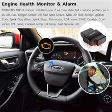DODYMPS OBD-II Scanner and Alarm Monitor for Car Health, OBD2 Bluetooth Professional Diagnostic Scan Tool, Auto EOBD/CAN Engine Fault Code Reader for iOS & Android
