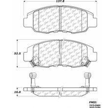 NEW CENTRIC 102.07640 Semi Metallic Standard Brake Pad