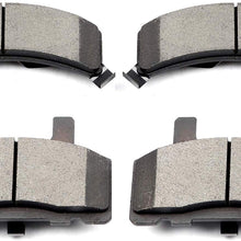 Brake Pads,ECCPP 4pcs Front Ceramic Brake Pads Kit fit for Cadillac Escalade Chevy C1500 Suburban C2500 Express Suburban K2500 Tahoe Dodge Ram 1500 GMC C1500 Suburban C2500 Suburban K2500 Savana